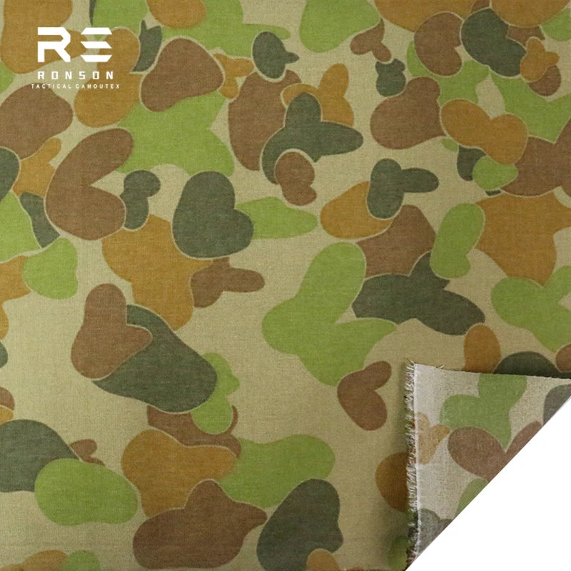 Australian AMDU 500D Nylon Cordura Desert Camouflage Printed Woven Fabric Waterproof PU Coated for Tactical Gear Bags Outdoor