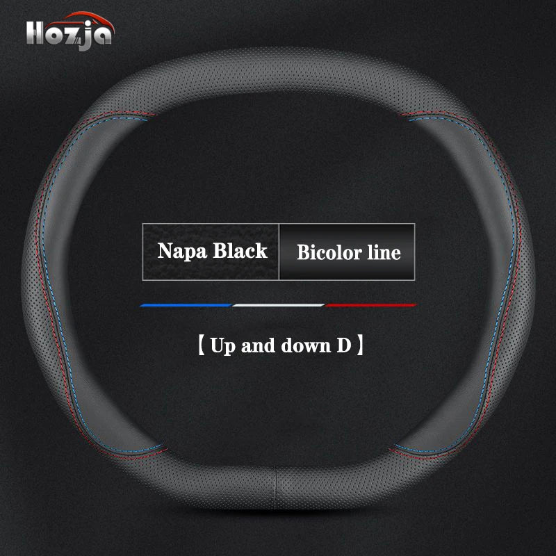 Leather Car Steering Wheel Cover for ALL New Dacia Duster Spring 2024 2025 2026 Accessories