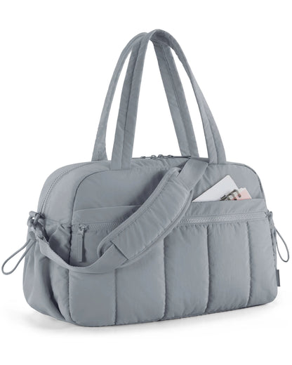 BAGSMART Women's Travel Duffel Bag Gym Bag with Wet Pocket Carry On Waterproof Weekender Boston Bag for Airport Cabin
