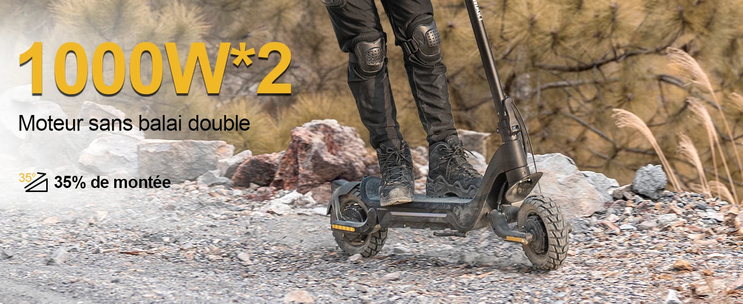 Electric scooters adult TODIMART X5S Endurance 60-85 km 48V 18.2Ah, 2000W,50 km/h foldable, double impact absorption