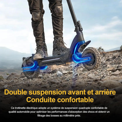 Electric scooters adult TODIMART X5S Endurance 60-85 km 48V 18.2Ah, 2000W,50 km/h foldable, double impact absorption