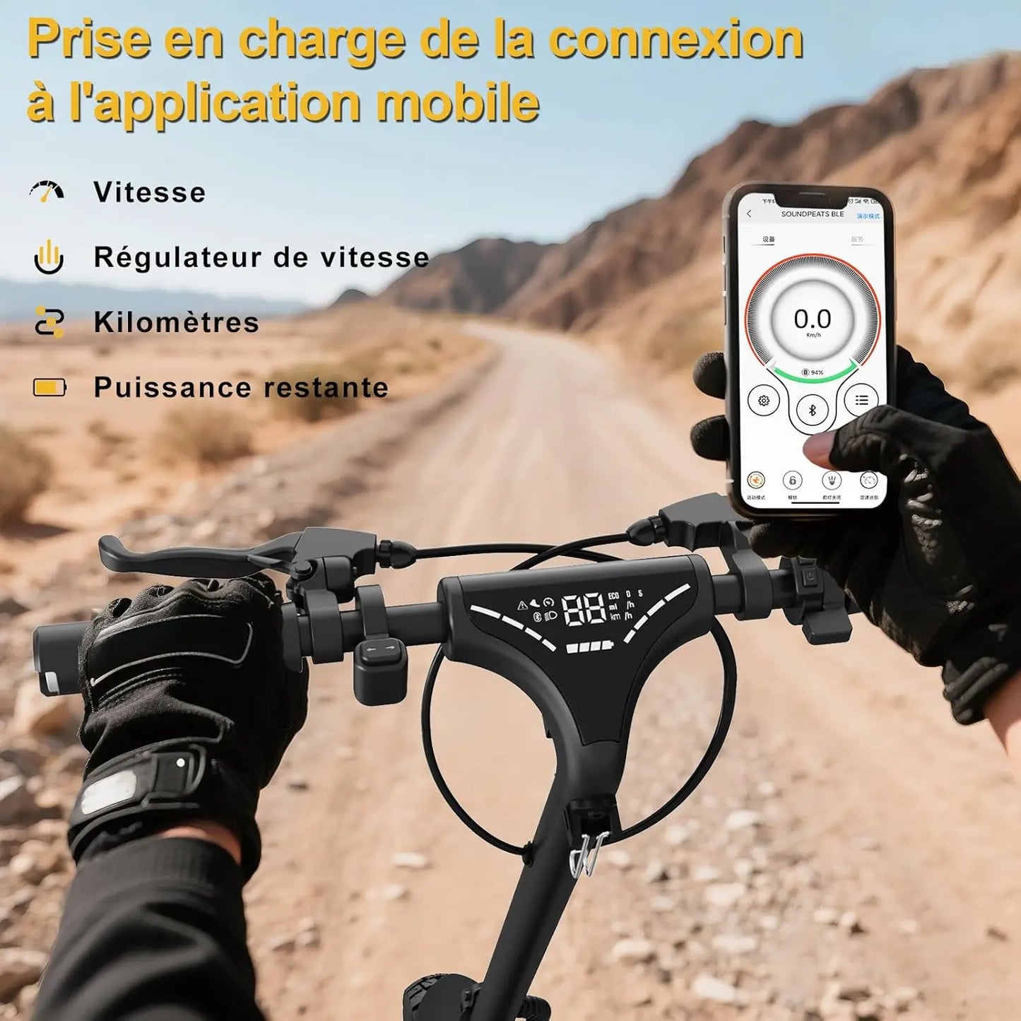 Electric scooters adult TODIMART X5S Endurance 60-85 km 48V 18.2Ah, 2000W,50 km/h foldable, double impact absorption