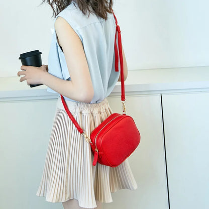 OEM New Women's Bags Fashion Versatile Shoulder Bag High Quality PU Material Safety Zipper Outdoor Leisure Women's Bag L001