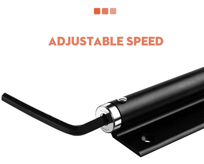 KAK Adjustable Door Closer Aluminum Alloy Automatic Door Spring Closer Soft Close Fire-proof Door Heavy Duty Door Hardware