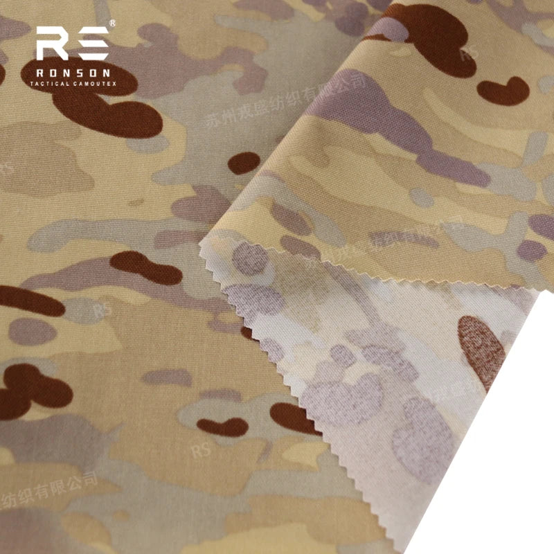Australian AMDU 500D Nylon Cordura Desert Camouflage Printed Woven Fabric Waterproof PU Coated for Tactical Gear Bags Outdoor
