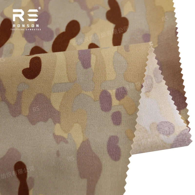 Australian AMDU 500D Nylon Cordura Desert Camouflage Printed Woven Fabric Waterproof PU Coated for Tactical Gear Bags Outdoor