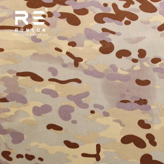 Australian AMDU 500D Nylon Cordura Desert Camouflage Printed Woven Fabric Waterproof PU Coated for Tactical Gear Bags Outdoor
