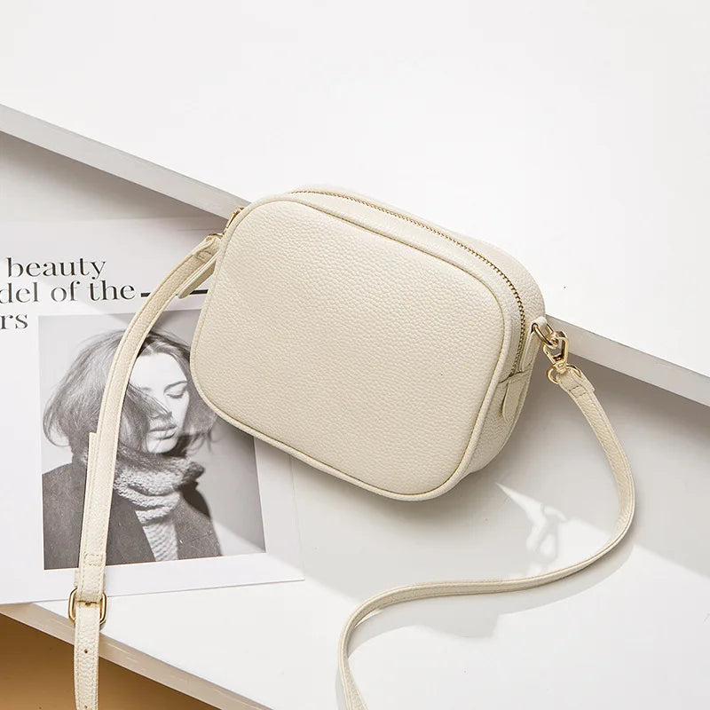 OEM New Women's Bags Fashion Versatile Shoulder Bag High Quality PU Material Safety Zipper Outdoor Leisure Women's Bag L001