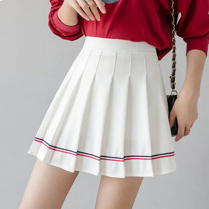 Black High Waist Mini Skirts Punk Pleated Vintage Skirt Gothic Streetwear Cross Print Pleated Women Skirts Lolita Harajuku Skirt