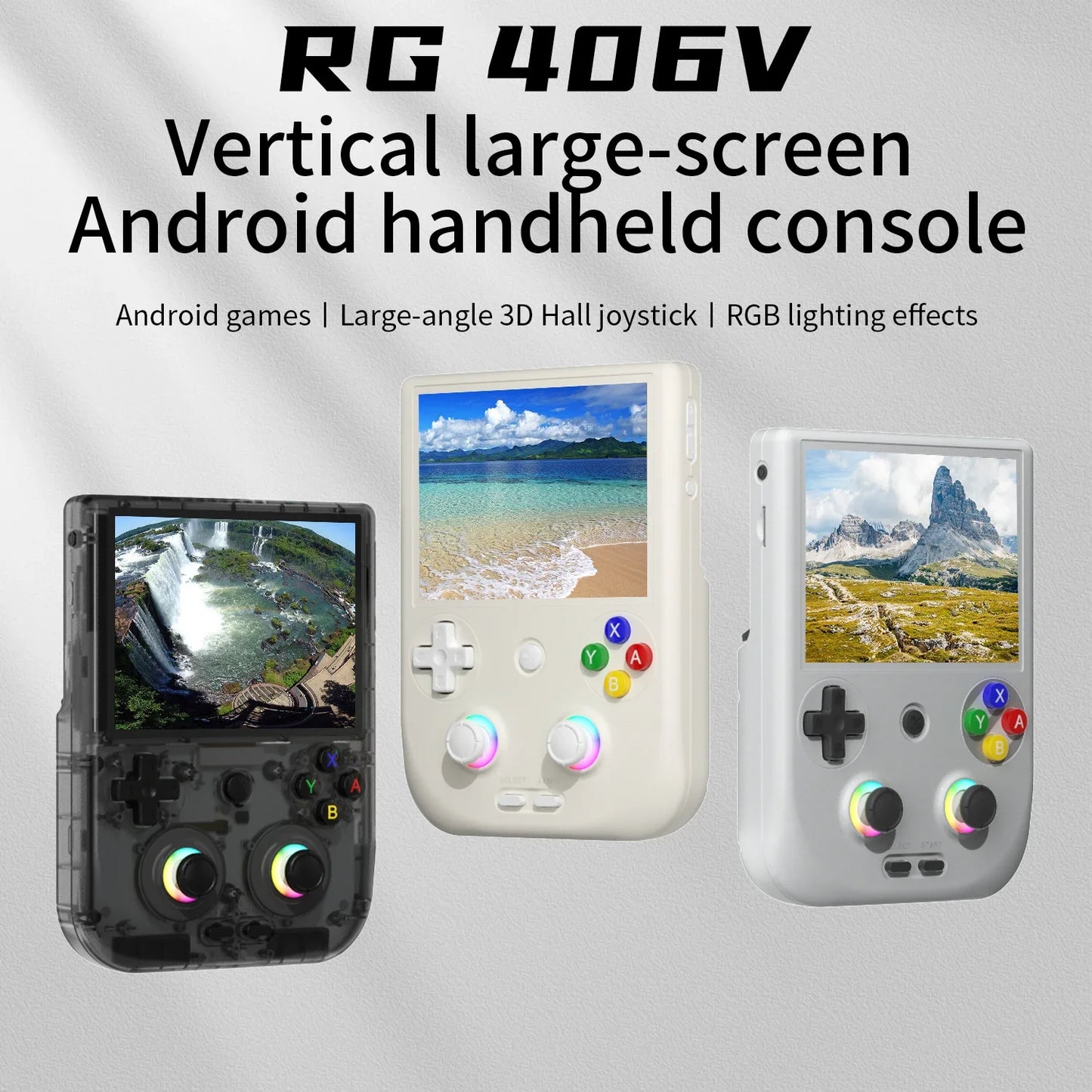 ANBERNIC RG406V RG 406V Retro Handheld Game Console Video Game Consoles 4 IPS Multi-touch Screen Android 13 Unisoc T820 PSP PS2