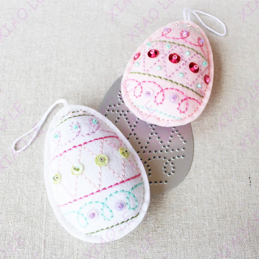 Spring Flowers Easter Egg Metal Cutting Die Scrapbook Embossed Paper Card Album Craft Template Cut Die Stencils New for 2025