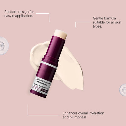 Calcium Volume Multi Balm Deep Hydration Face Skin Elasticity Enhanced Puffy Eyes Treatments Anti Wrinkle Collagen Balm Stick 9g