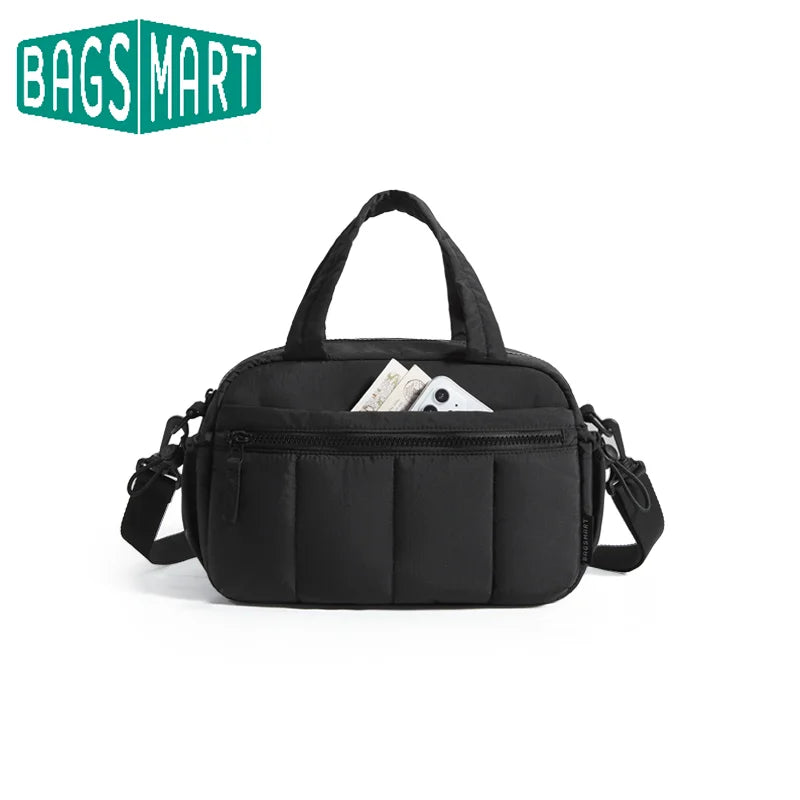 BAGSMART Women's Shoulder Bag Large Capacity Crossbody Bag Casual Student Commuting Daily Pouch Leisure Versatile Handbag