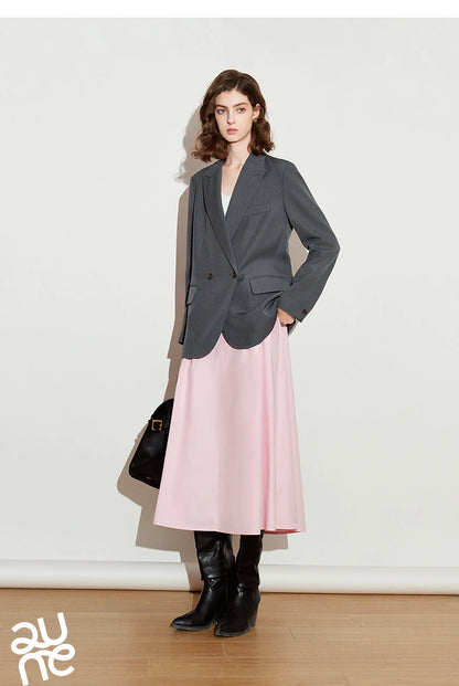 TOYOUTH Women Skirt 2025 Spring New Skirt 8510030