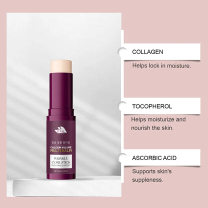 Calcium Volume Multi Balm Long Lasting Hydrating Anti Wrinkle Fade Fine Lines Even skin tone Collagen Face Cream for Pre Makeup