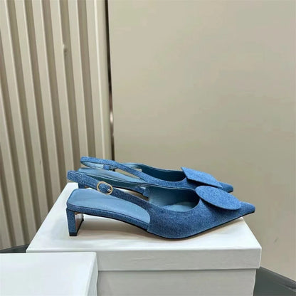 FEDONAS Ins Women Kitten Heels Slingbacks Sandals Leopard Genuine Leather Party Spring Summer Shoes Woman Sandals Pumps