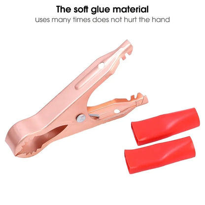 Auto Battery Alligator Clip Insulated for Jumper Cables Accessories Copper Spring Connectors 30A Car Charger Lead Clamp Tools