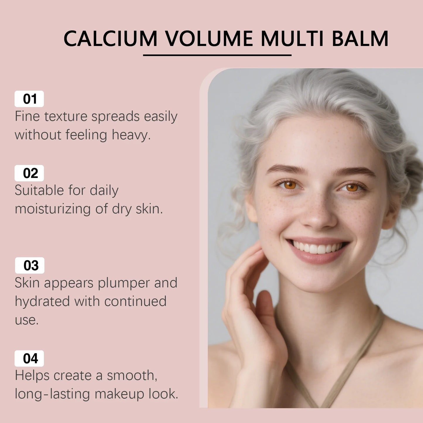 Korean Calcium Volume Multi Balm Stick Collagen Facial Moisturizing Stick Lip Balm Anti-wrinkle Cream Firming Soften Skin Care