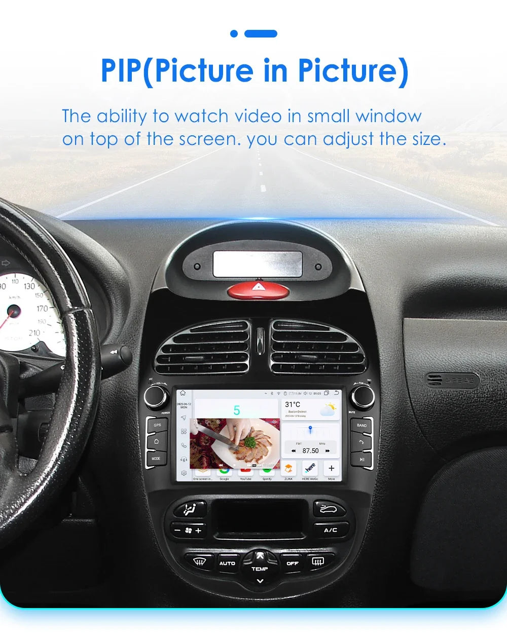 7862 Android Car Radio Player for Peugeot 206 206CC 206SW 2000 -2008 Car Stereo Multimedia Audio Wireless Carplay 7inch headunit