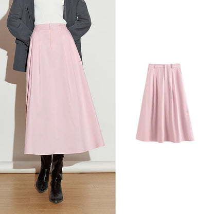 TOYOUTH Women Skirt 2025 Spring New Skirt 8510030