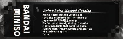Demon Slayer Men's and Women's Washed T-Shirt Douma Summer and Spring New Anime Tee Retro Distressed Oversize Short Sleeve