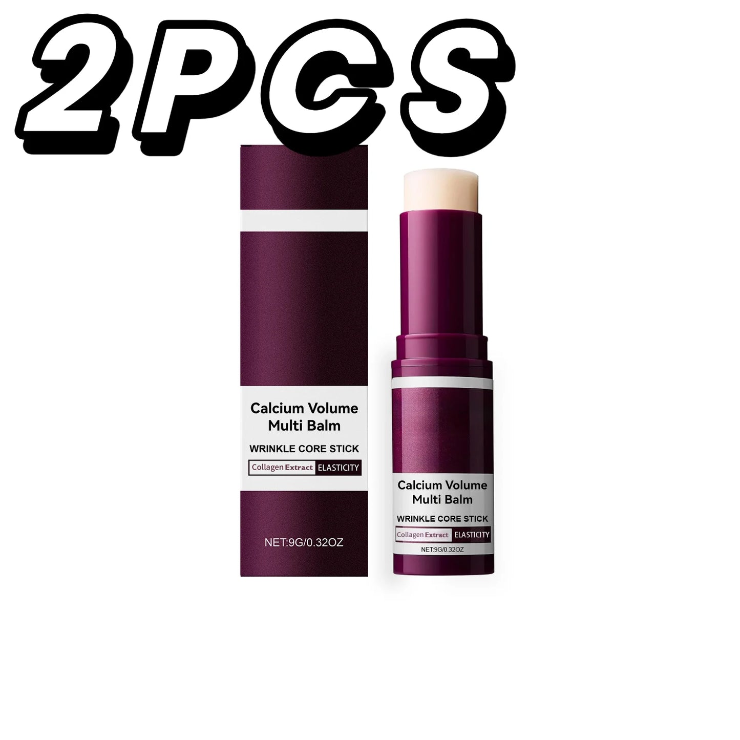 Korean Calcium Volume Multi Balm Stick Collagen Facial Moisturizing Stick Lip Balm Anti-wrinkle Cream Firming Soften Skin Care