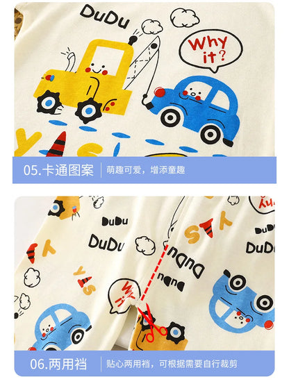 Kids Autumn Casual Pajamas Boys Girls Cute Cartoon Unicorn Long Sleeve T-Shirt + Pants Pyjamas Toddler Baby Warm Clothing Sets