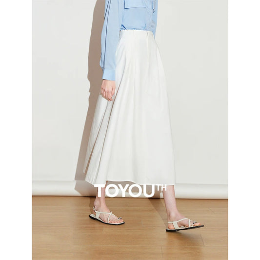 TOYOUTH Women Skirt 2025 Spring New Skirt 8510030