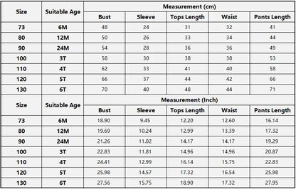 Kids Autumn Casual Pajamas Boys Girls Cute Cartoon Unicorn Long Sleeve T-Shirt + Pants Pyjamas Toddler Baby Warm Clothing Sets