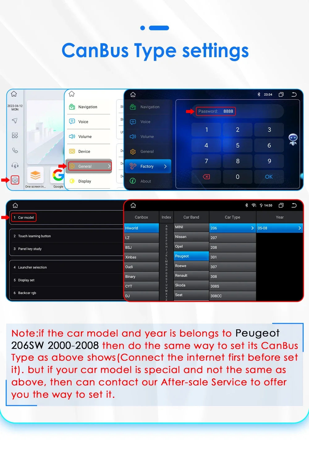 7862 Android Car Radio Player for Peugeot 206 206CC 206SW 2000 -2008 Car Stereo Multimedia Audio Wireless Carplay 7inch headunit