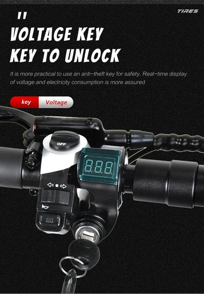 BOYUEDA S3 E-Scooter 6000W Dual Motor 60V 38AH Lithium Battery Off-road Scooters Electric 11Inch City Folding Electric Scooter