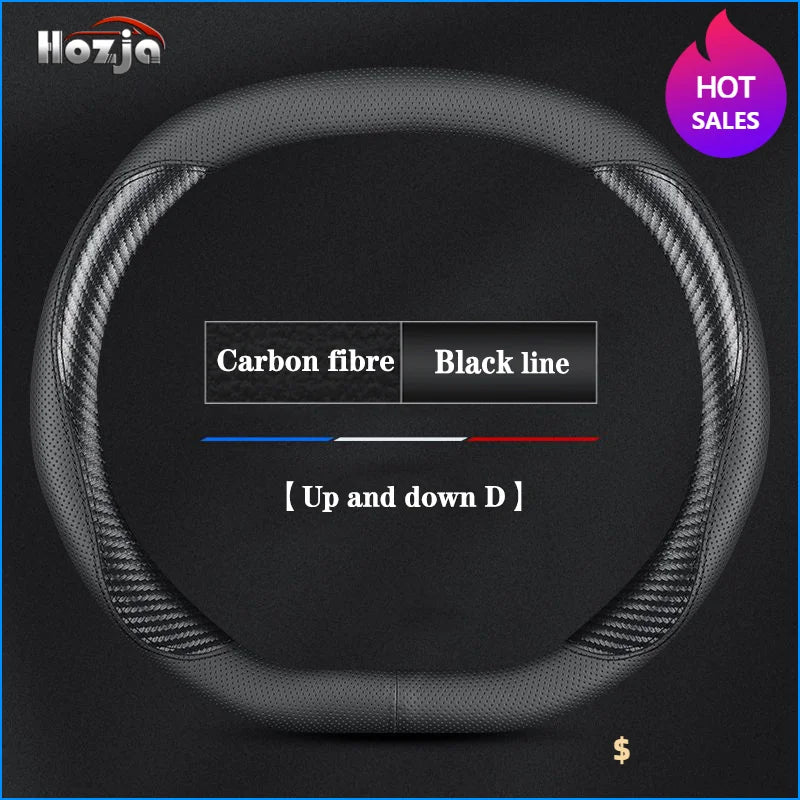 Leather Car Steering Wheel Cover for ALL New Dacia Duster Spring 2024 2025 2026 Accessories