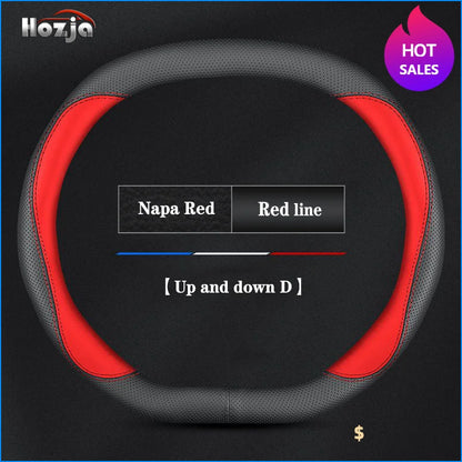 Leather Car Steering Wheel Cover for ALL New Dacia Duster Spring 2024 2025 2026 Accessories