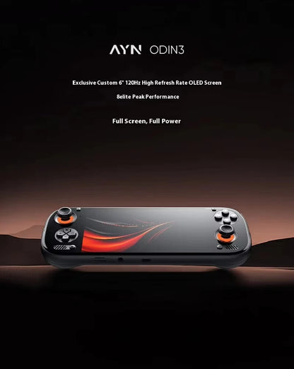 Pre-sale AYN Odin 3 Game Console 6'' 1080P 120Hz AMOLED Screen Handheld With 8000mAh Hall-Effect Joystick / Trigger Console