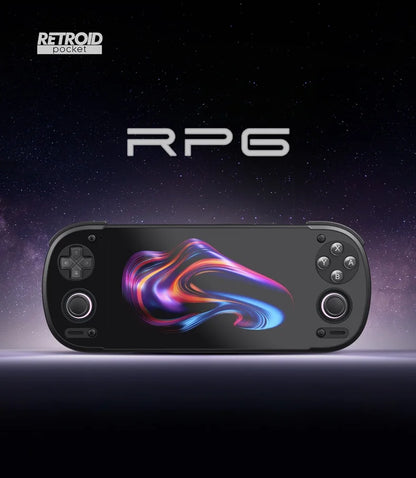 Retroid Pocket 6 RP6 Android Game Console 5.5Inch 1080P 120Hz AMOLED Screen 6000mAh Hall-Effect Trigger 8GEN2 Handheld Consoles