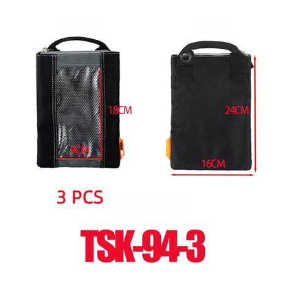 TOOLSTACK Multifunctional Nails Pouch High-Capacity Quick-hanging Waist Bag Nails & Screws Durable Waterproof Tool Storage Bag