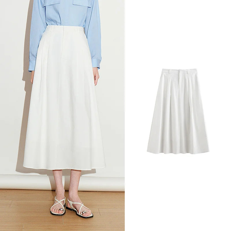 TOYOUTH Women Skirt 2025 Spring New Skirt 8510030