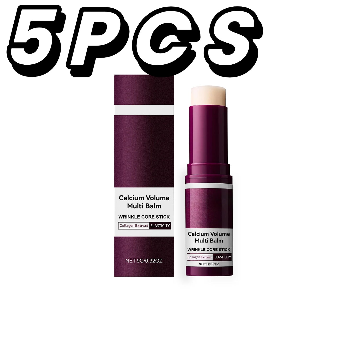 Korean Calcium Volume Multi Balm Stick Collagen Facial Moisturizing Stick Lip Balm Anti-wrinkle Cream Firming Soften Skin Care