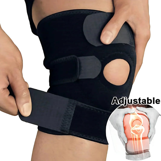 Sports knee pads, outdoor hiking, basketball, cycling, knee pads, running, strengthening protective gear, spring knee pads