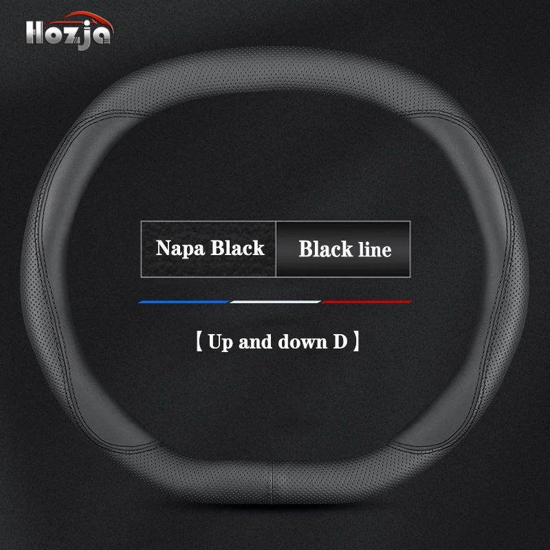 Leather Car Steering Wheel Cover for ALL New Dacia Duster Spring 2024 2025 2026 Accessories