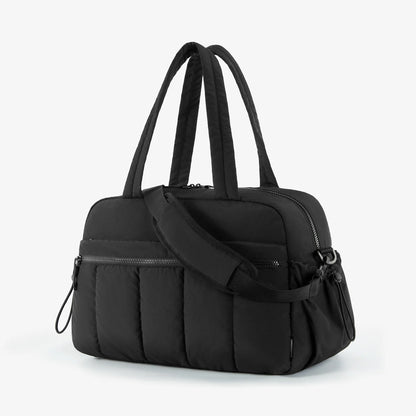 BAGSMART Women's Travel Duffel Bag Gym Bag with Wet Pocket Carry On Waterproof Weekender Boston Bag for Airport Cabin