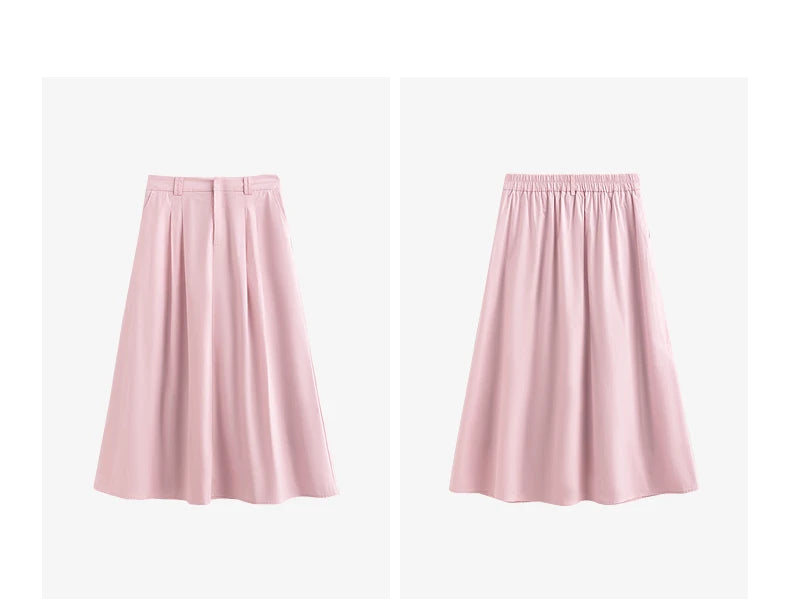 TOYOUTH Women Skirt 2025 Spring New Skirt 8510030