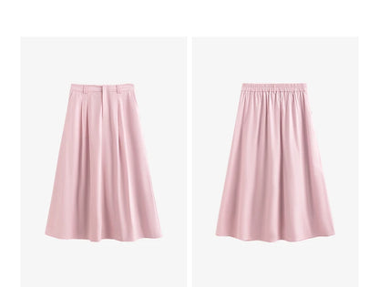 TOYOUTH Women Skirt 2025 Spring New Skirt 8510030
