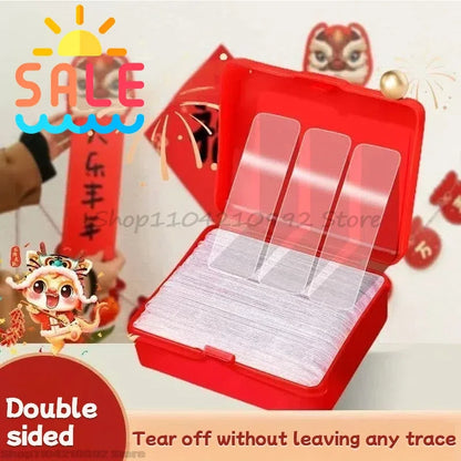 Double Sided Tape Strong Double Sided Adhesive Waterproof Removable Reusable Mounting Tape for Walls Wood Tile Plastic