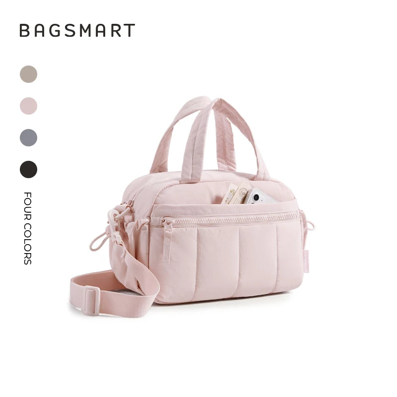 BAGSMART Women's Shoulder Bag Large Capacity Crossbody Bag Casual Student Commuting Daily Pouch Leisure Versatile Handbag