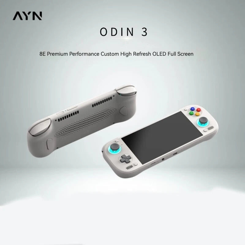 AYN Odin 3 Gaming Handheld Console 6 Inch 1080P 120Hz AMOLED 8000mAh Hall Effect Joystick Android Portable Game Device Gifts