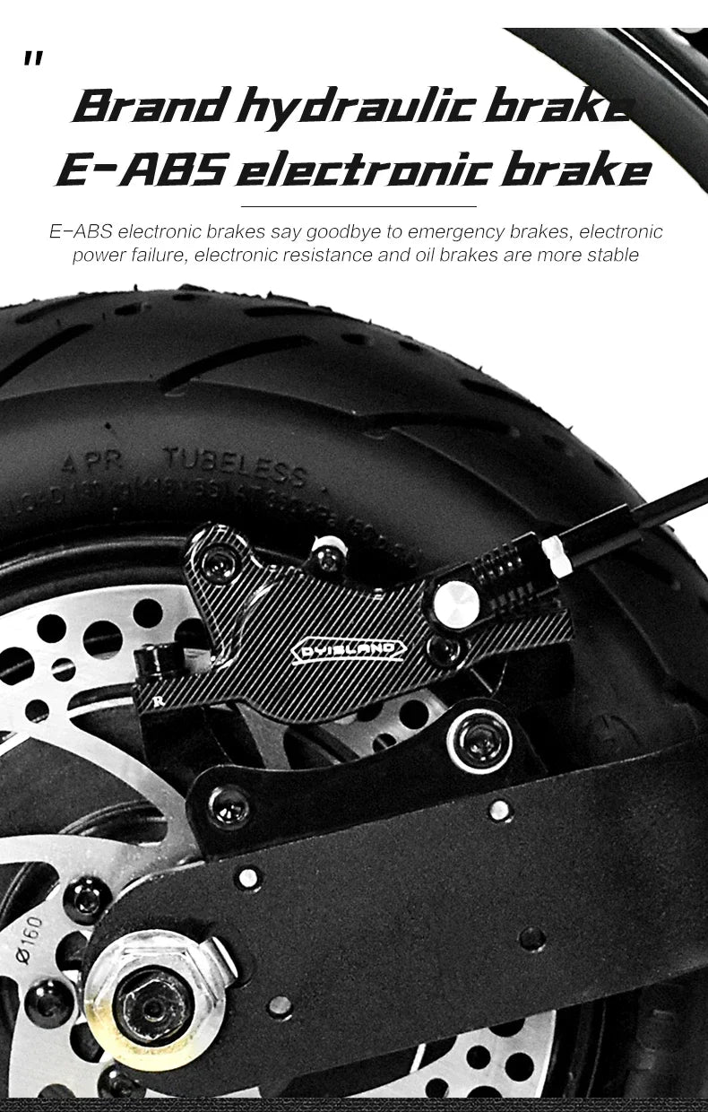 BOYUEDA S3 E-Scooter 6000W Dual Motor 60V 38AH Lithium Battery Off-road Scooters Electric 11Inch City Folding Electric Scooter