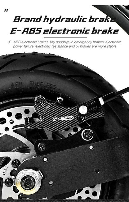 BOYUEDA S3 E-Scooter 6000W Dual Motor 60V 38AH Lithium Battery Off-road Scooters Electric 11Inch City Folding Electric Scooter