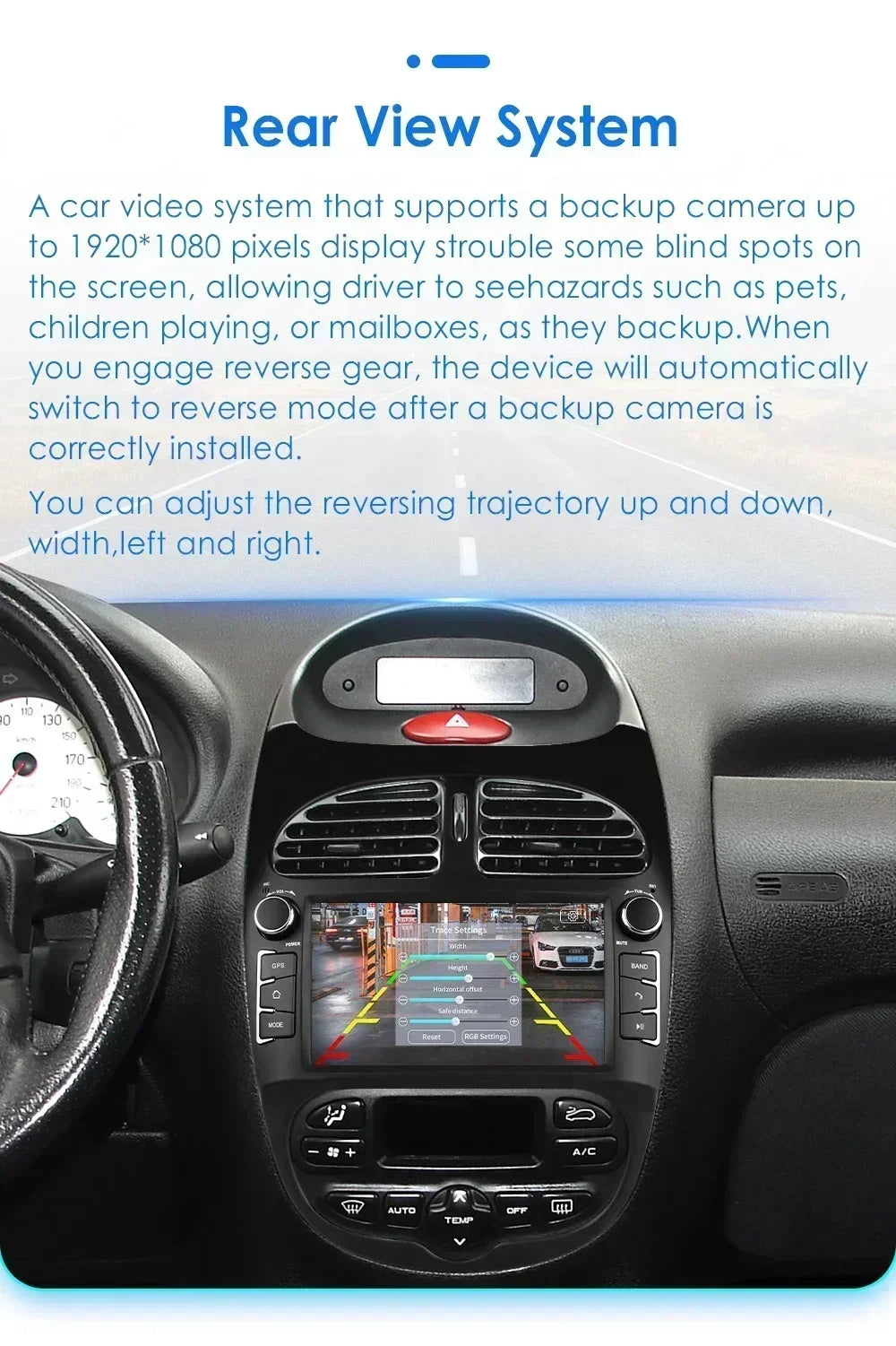 7862 Android Car Radio Player for Peugeot 206 206CC 206SW 2000 -2008 Car Stereo Multimedia Audio Wireless Carplay 7inch headunit