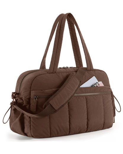 BAGSMART Women Duffle Bag for Travel with Wet Pocket Lightweight Water Resistant Carry on Weekender Gym Bag